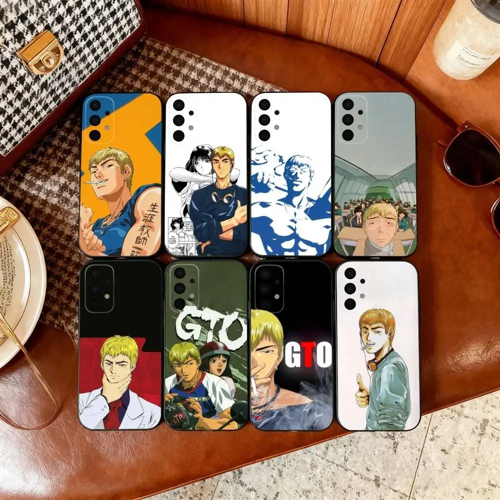 

A-Anime GTO-Onizuka T-Teacher (1) Phone Case For Samsung Galaxy A73,A72,A71,A70,A53,A52,A51,Soft Silicone Black Cover