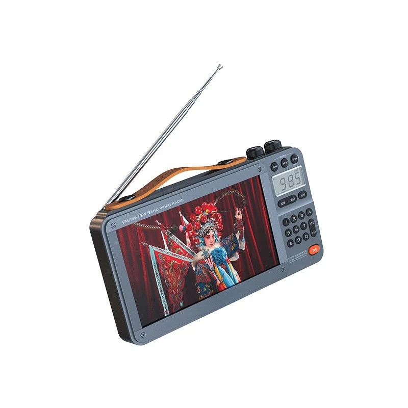 

Radio F51 multi-band radio 7-inch high definition IPS screen can be plugged into U disk dual TF card, earphones