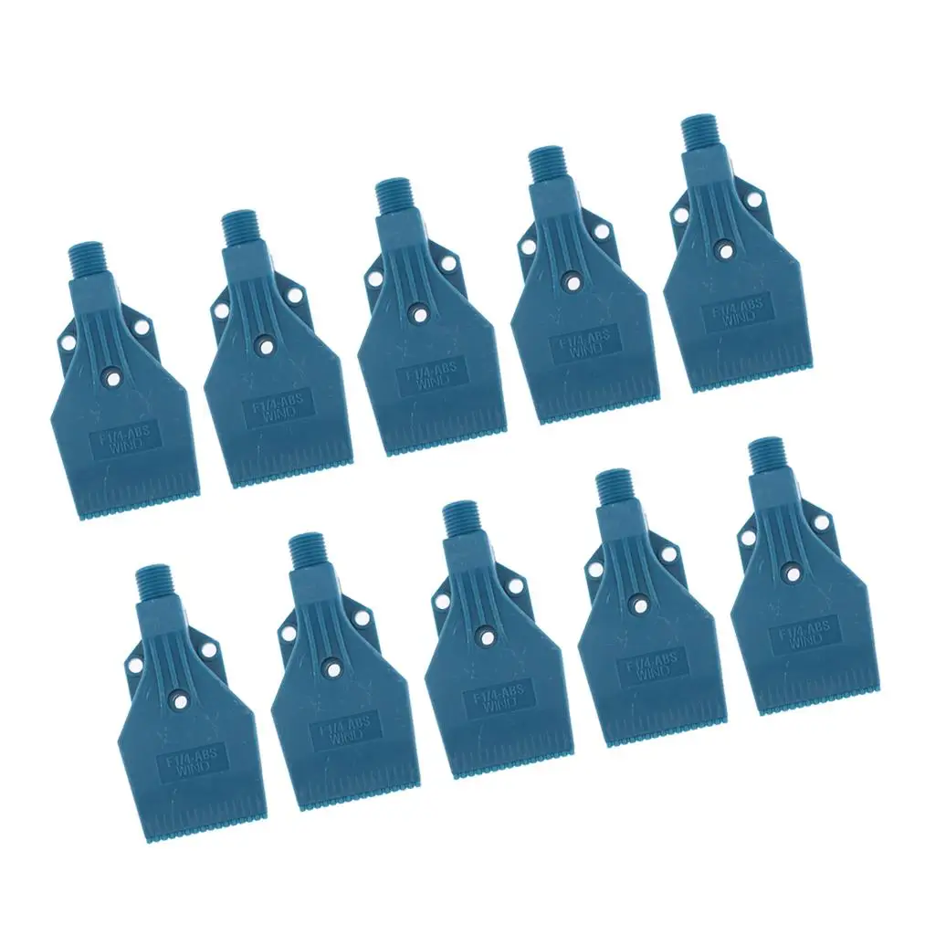 

Blue ABS Air Jet Nozzle Flat Fan Spray Blowing Jet Nozzle for Cleaning and Surface Smoothing