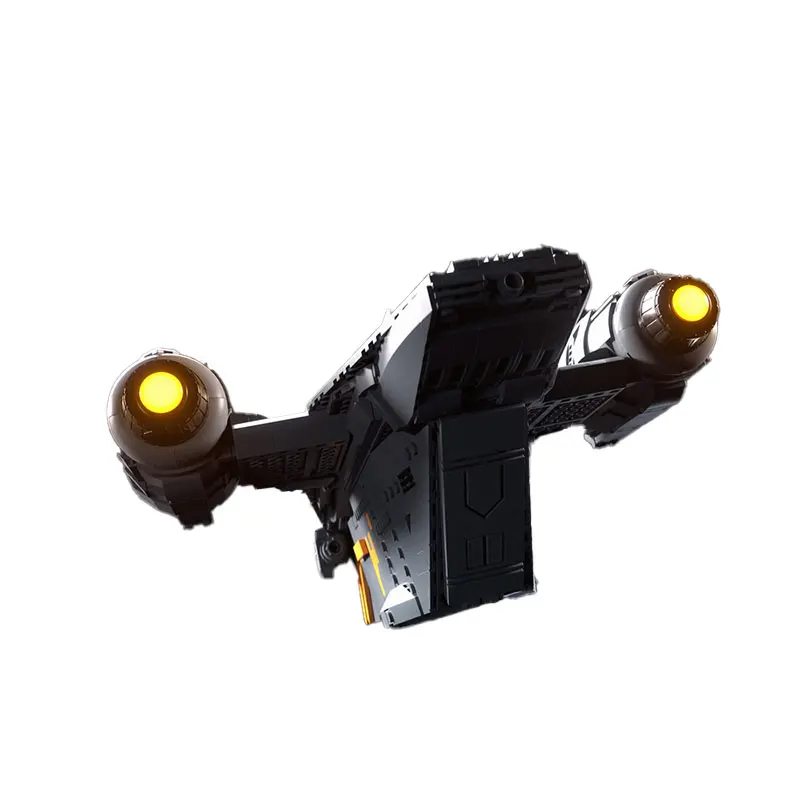 MOC Baustein Space Wars Serie Grau Raumschiff Kreative Ziegel Modell Bildung Spielzeug Geburtstag Erwachsene Geschenke MOC-240394 1995PCS