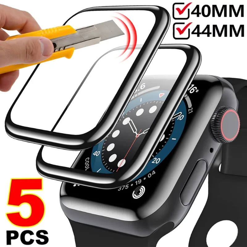 

1-6PCS Screen Protector For Apple Watch SE 3 40MM 44MM Smartwatch Cover for iWatch SE3 40/44MM Anti-scratch Protective Films