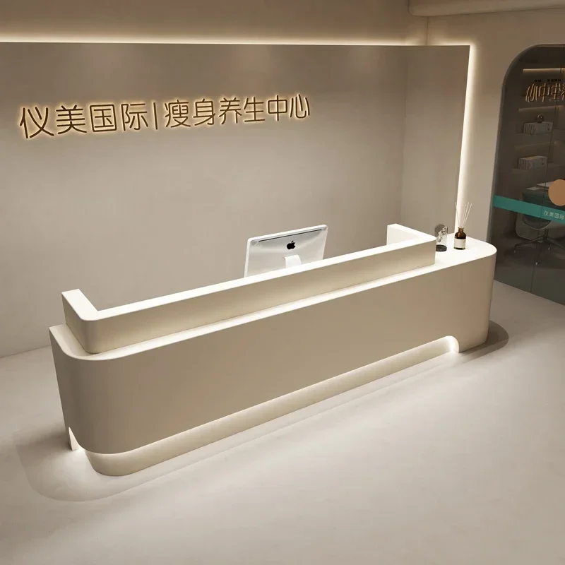 

Компьютерные столы для клиентов, центральная стойка для салона, мастерской, стойки, офисные стулья Bellezza, магазин одежды, движение