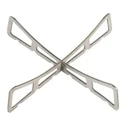 2PCS Steaming Cross Stand Stainless Steel Sturdy Cooking Rack Portable Household Kitchen Utensils For Outdoor Camping Picnic