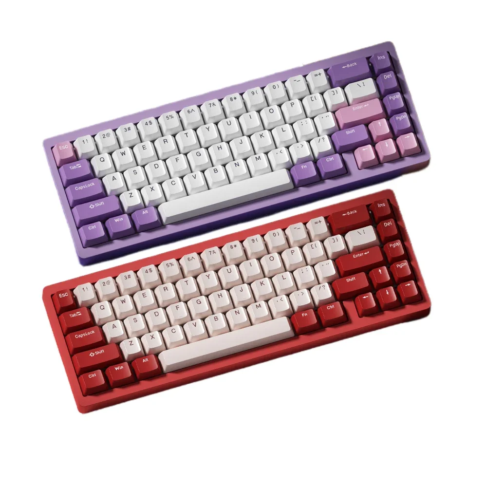 

65 Backlit Aluminum Mechanical Keyboard USB Wireless 65% Hot Swap RGB 2.4G