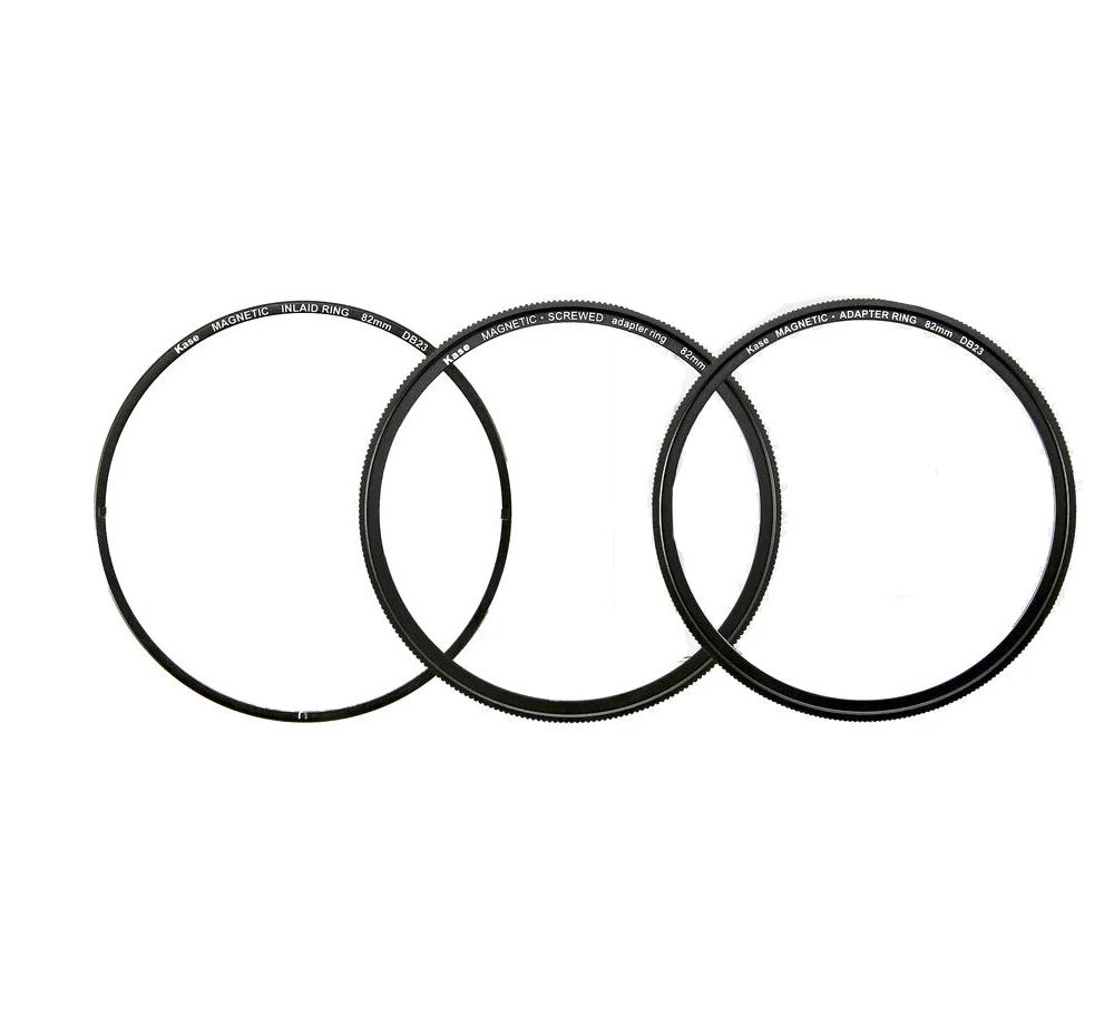 Kase DIY طقم محول مغناطيسي مرشح مركب 67 72 77 82 مم خيط مغناطيسي محفور