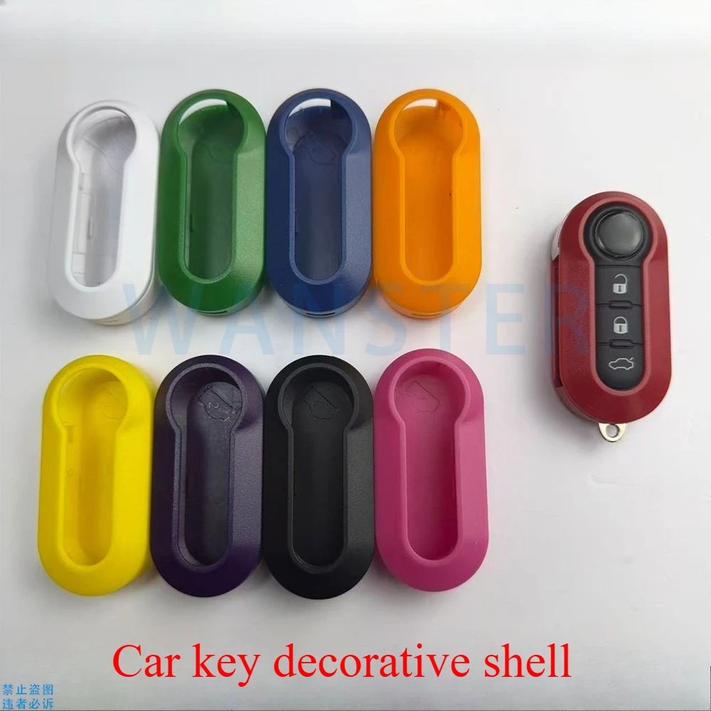 

Декоративный брелок для ключей автомобиля, корпус для Fiat 500 500L Punto Ducato Peugeot Boxer Citroen Jumper Bravo Panda Freemont