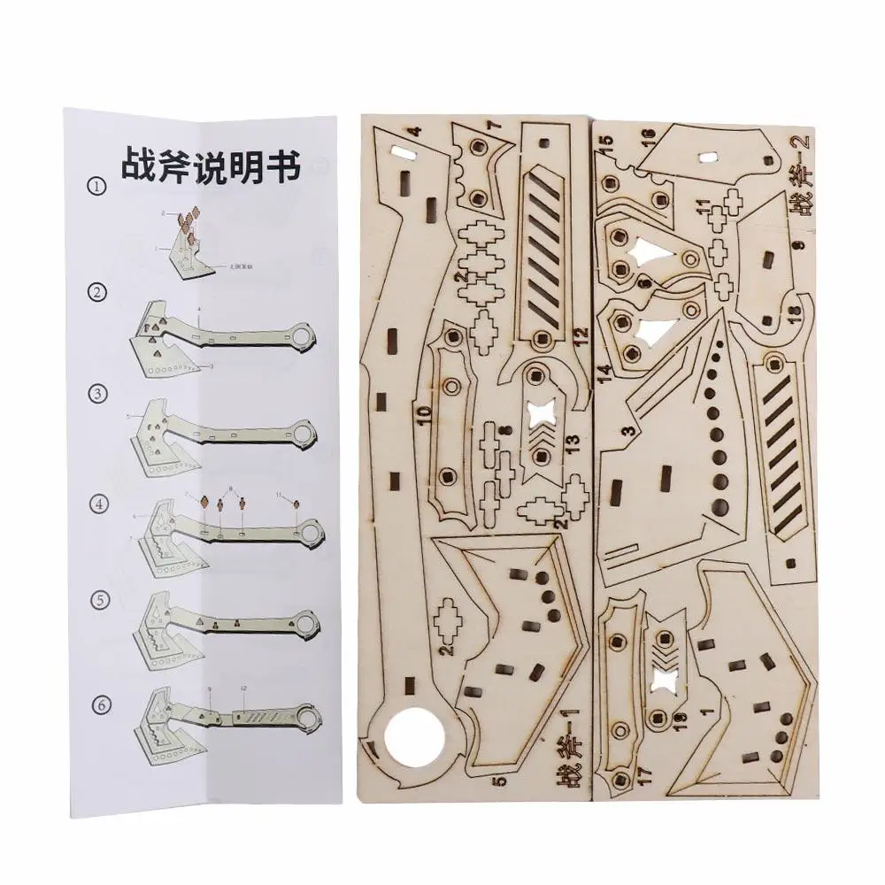 Wooden 3D Wooden Assembled Butterfly Model Folding Handmade DIY Folding Wood Puzzle Stereo Model Butterfly Hand-assembled