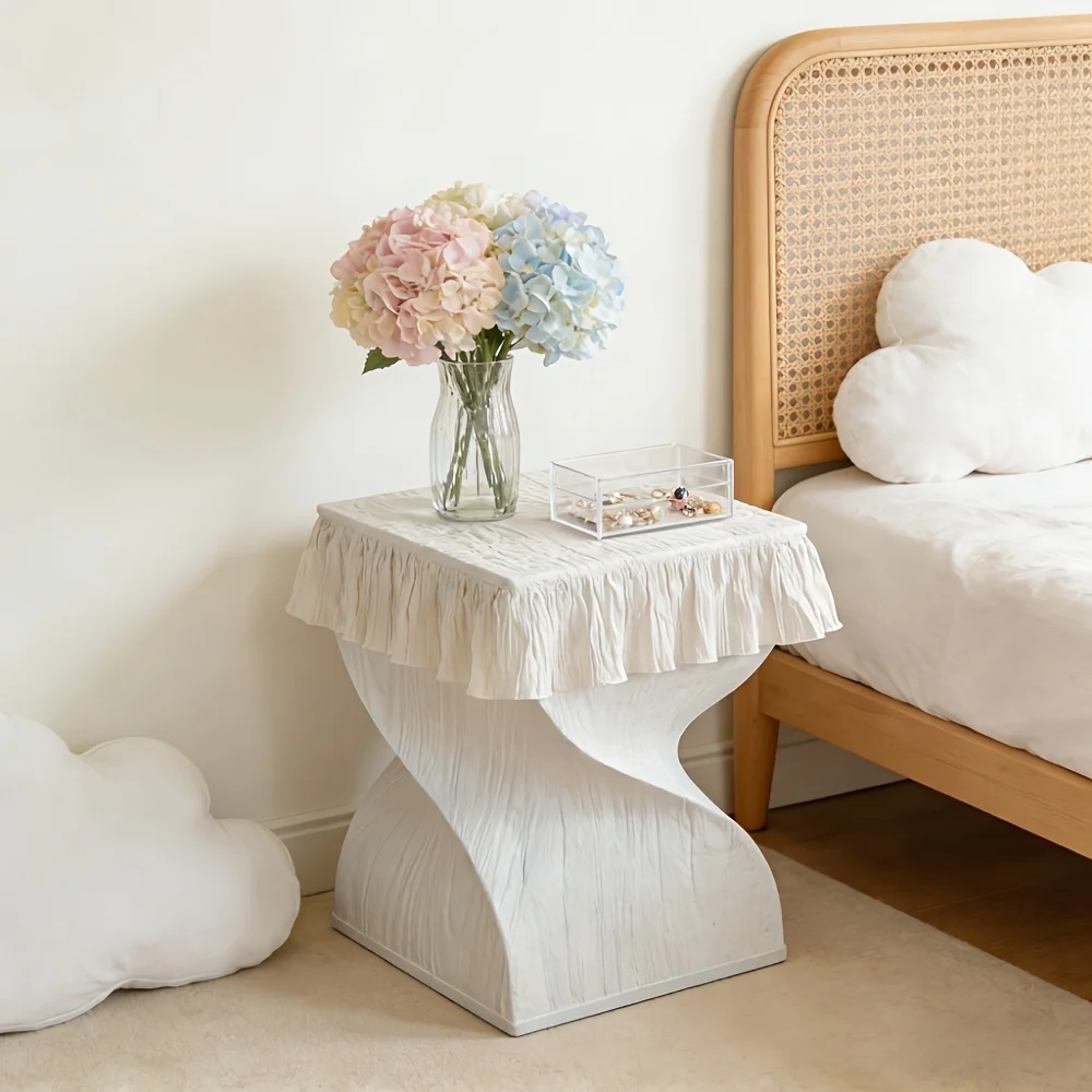 Nordic Coffee Table Edge Table Bedside Table Sofa Edge Table Office Table Magnesium Oxide Material Durable Beautiful