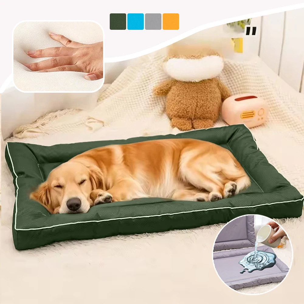 

Non-slip Dog Beds Waterproof and Dust-proof Pet Mattress Oxford Cat Pad Kennel Puppy Nest Pet Supplies Лежанка Для Кошек 강아지 방석