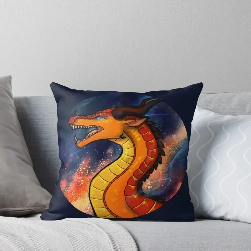 

Wings of Fire - Peril in the Fire and Flames Throw Pillow Christmas Pillowcase Sofa Cushions Pillow