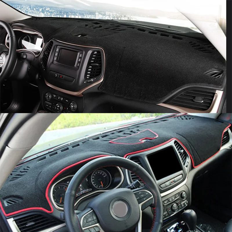 

For Jeep Cherokee 2014 2015 Accessories Dashboard Cover Instrument Panel Dash Mat Dashmat Protective Pad