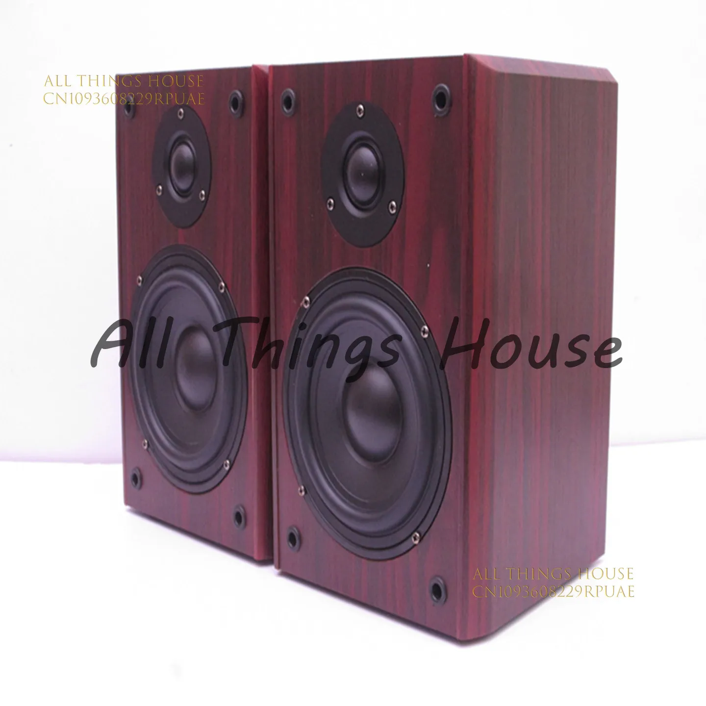 

5,25-дюймовый пассивный настольный монитор, книжная полка, настенный объемный звук, высококачественная лихорадка, Hi-Fi деревянный динамик