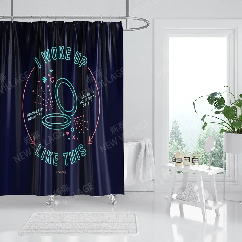 Waterproof fabric shower curtains Bathroom curtain accessories Bath curtain for shower 180x200cm 240*200 anime boho decoration