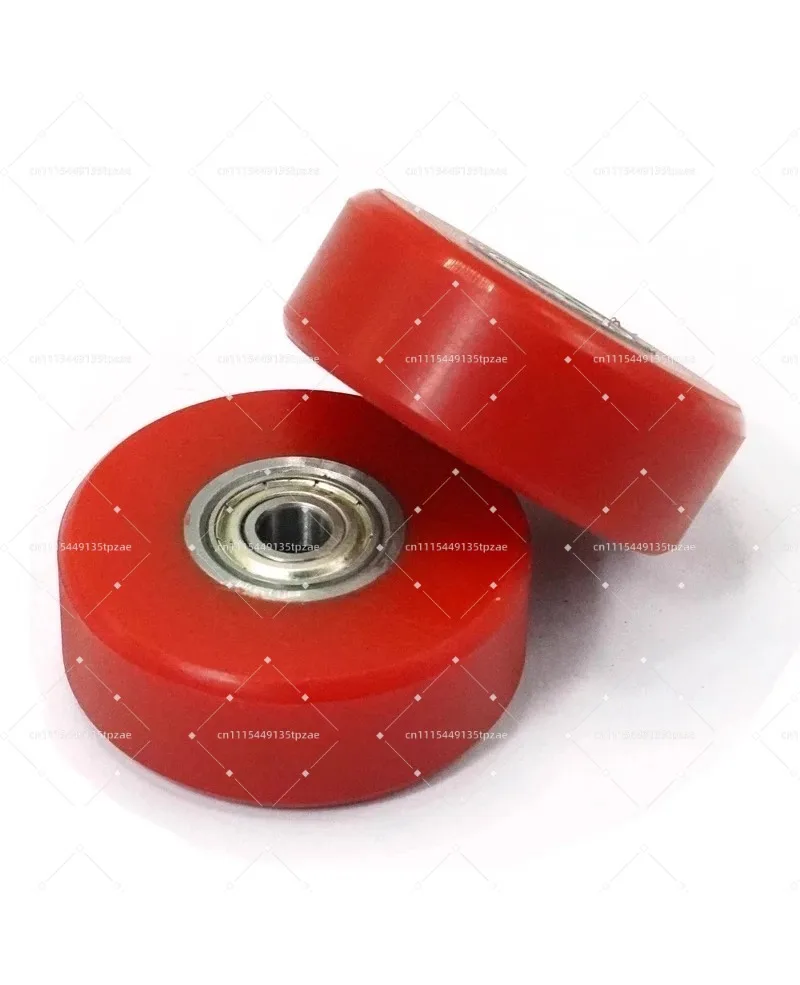 40188mm Red Anti-Vibration Rotating Wheel Automatic Bar Feeding Equipment Shock Absorbing Auxiliary Parts