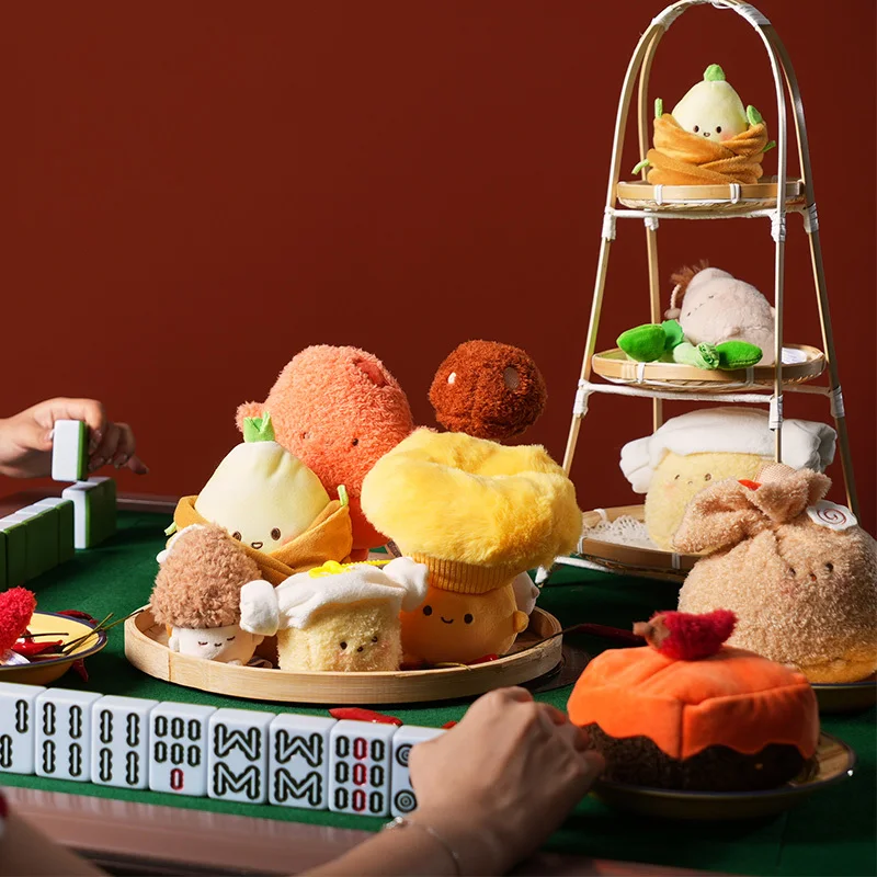 

Bazuuyu Cute Hot Pot Ingredient Plush Toy Set Stuffed Food Dolls Keychain Pendant Decor Gift For Kids