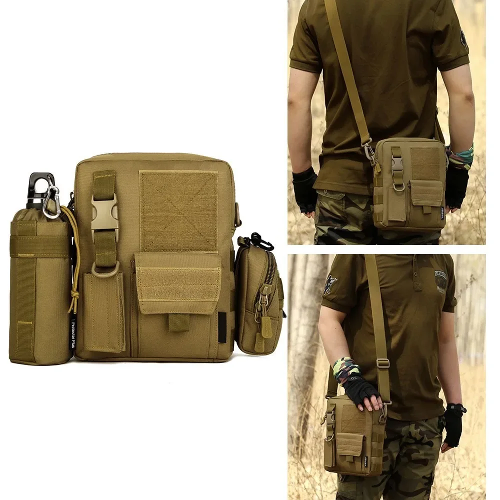 SINAIRSOFT Outdoor Sport Multifunction Messenger Bag Men EDC Pack Hiking Hunting Working Tools Mobile Phone Pouch Tote Bag