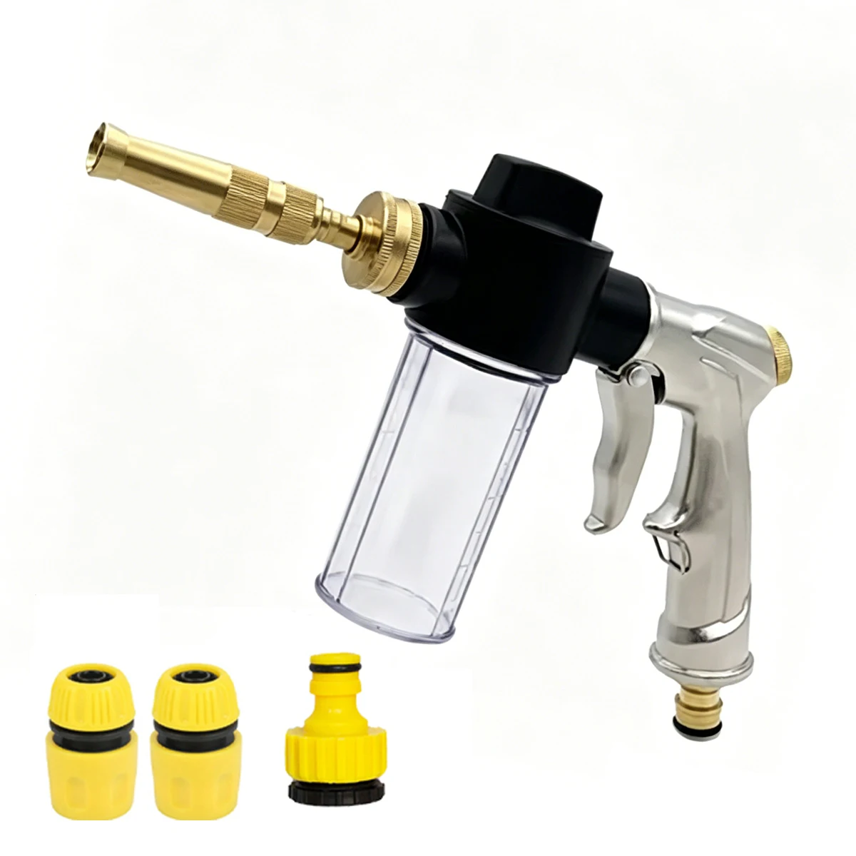 NEW High-Pressure Car Cleaning Water Gun, 3/4 Inch, Garden Hose Nozzle, Watering Hose Sprayer, Home Cleaning Tool Spray
