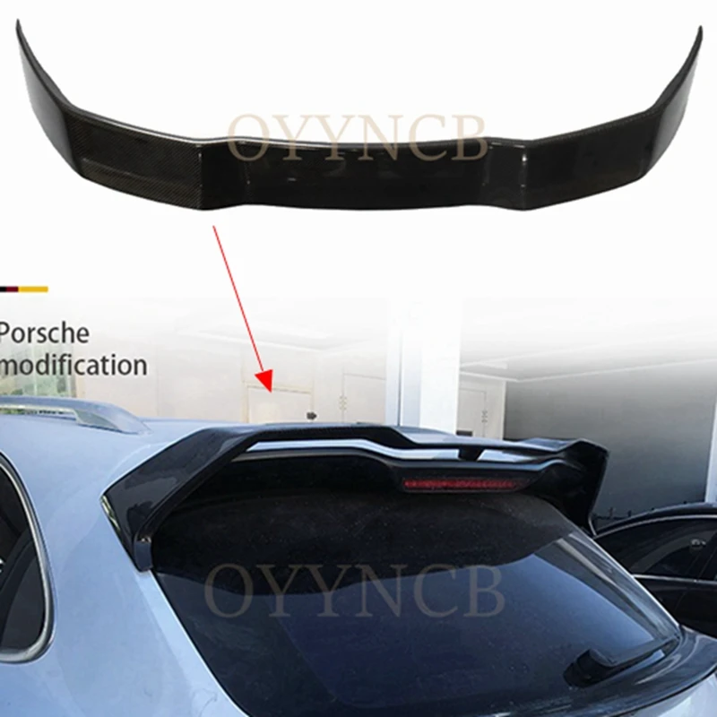 For Porsche Cayenne 958  High quality Carbon Fiber Rear Trunk Roof Spoiler Wing 2011 - 2014