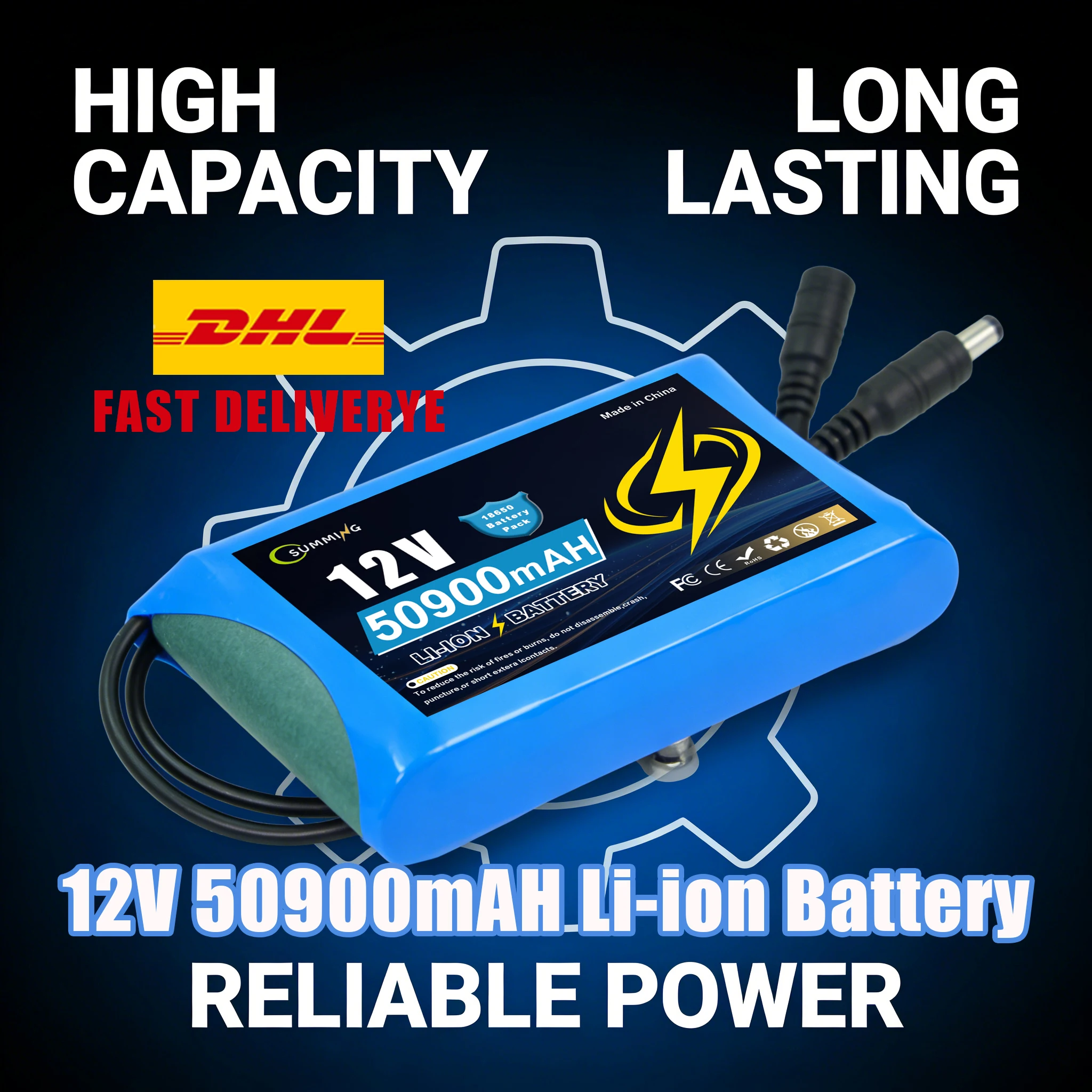 

Литий-полимерный аккумулятор 12В 50.9Ач ☄️ Аккумулятор 12.6V 50900mAh 100% новый для радиоуправляемого дрона Набор Power Super Rechargeable + зарядное устройство