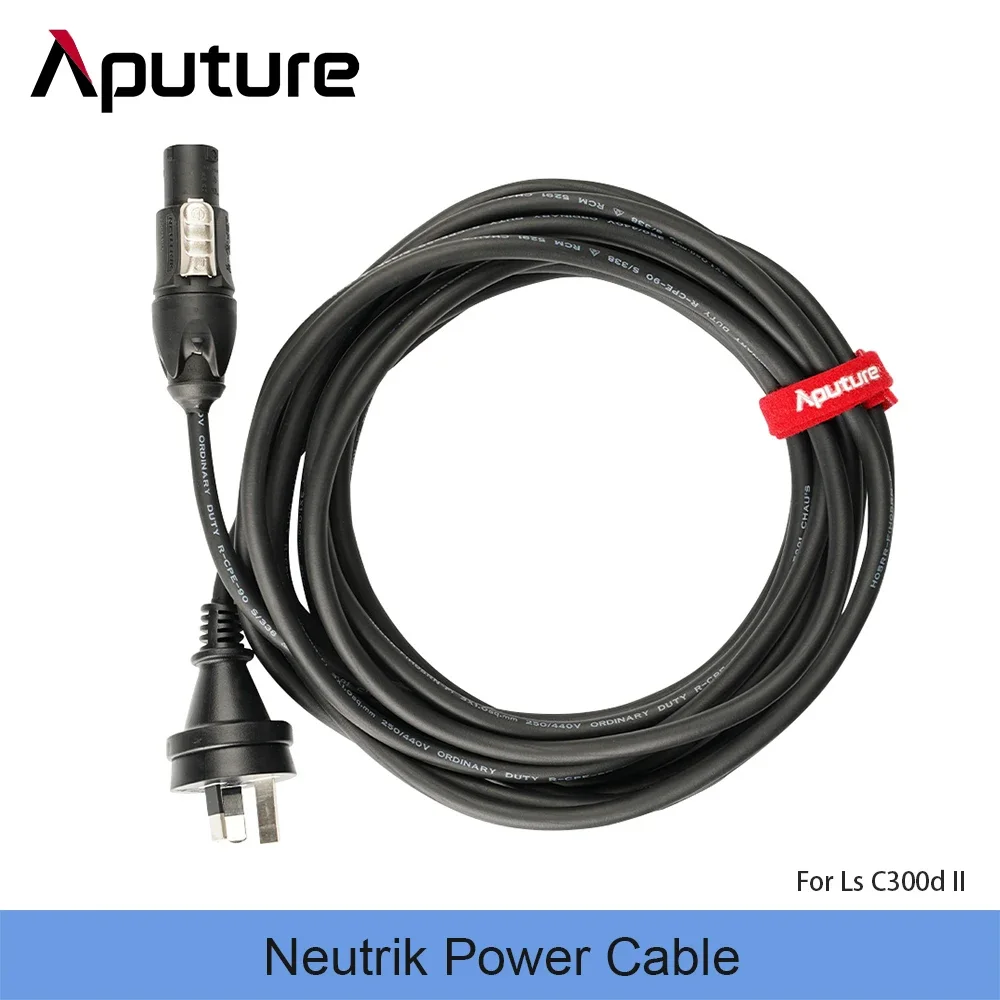 Aputure Neutrik Power Cable for LS C120d II C300d II 300x 600d Nova P300c P600c