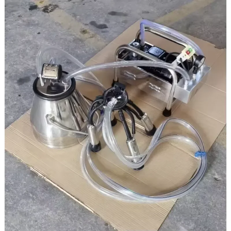 Supported Multi Specification Piston Vacuum Milking Unit Cow Goat Camel Dairy Farm Equipment