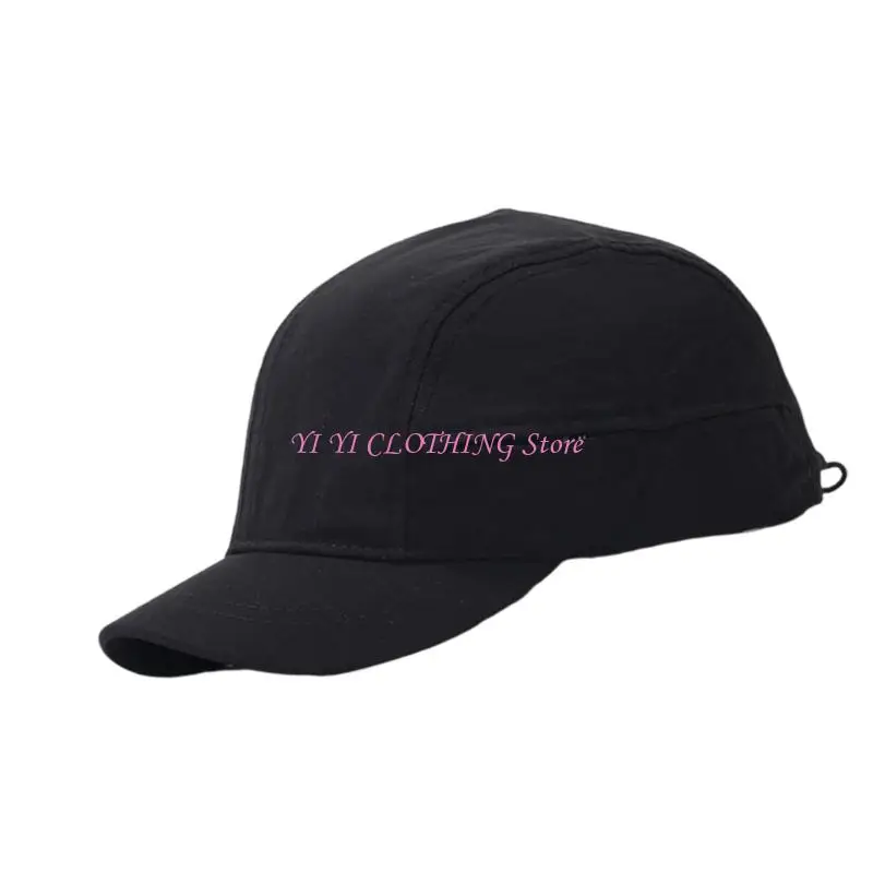 N5KF Fashion Short Brims Baseball Cap Soft Design Lightweight Hat Comfortable for Outdoor Sports Sun Protections Sun Defense