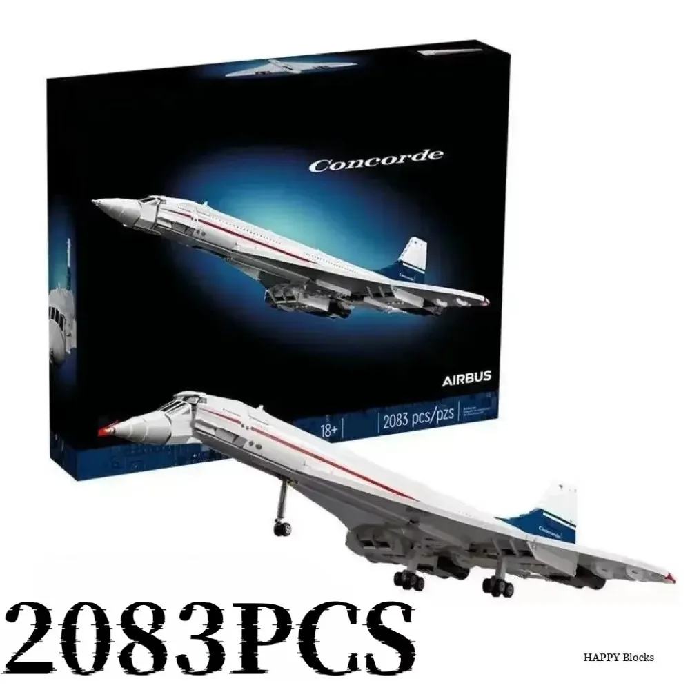 2025 Neues Airbus Concorde Bausatz Supersonic Airliner Space Shuttle Modell Lernspielzeug für Kinder Geburtstagsgeschenk