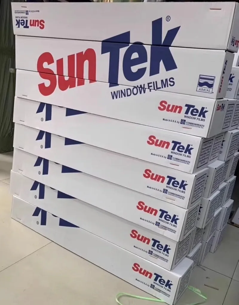 suntek car window film Vlt 5% 35% 50% 70% Privacy protection Irr Uvr 99% Car window nano magnetic control ceramic sun film view 4