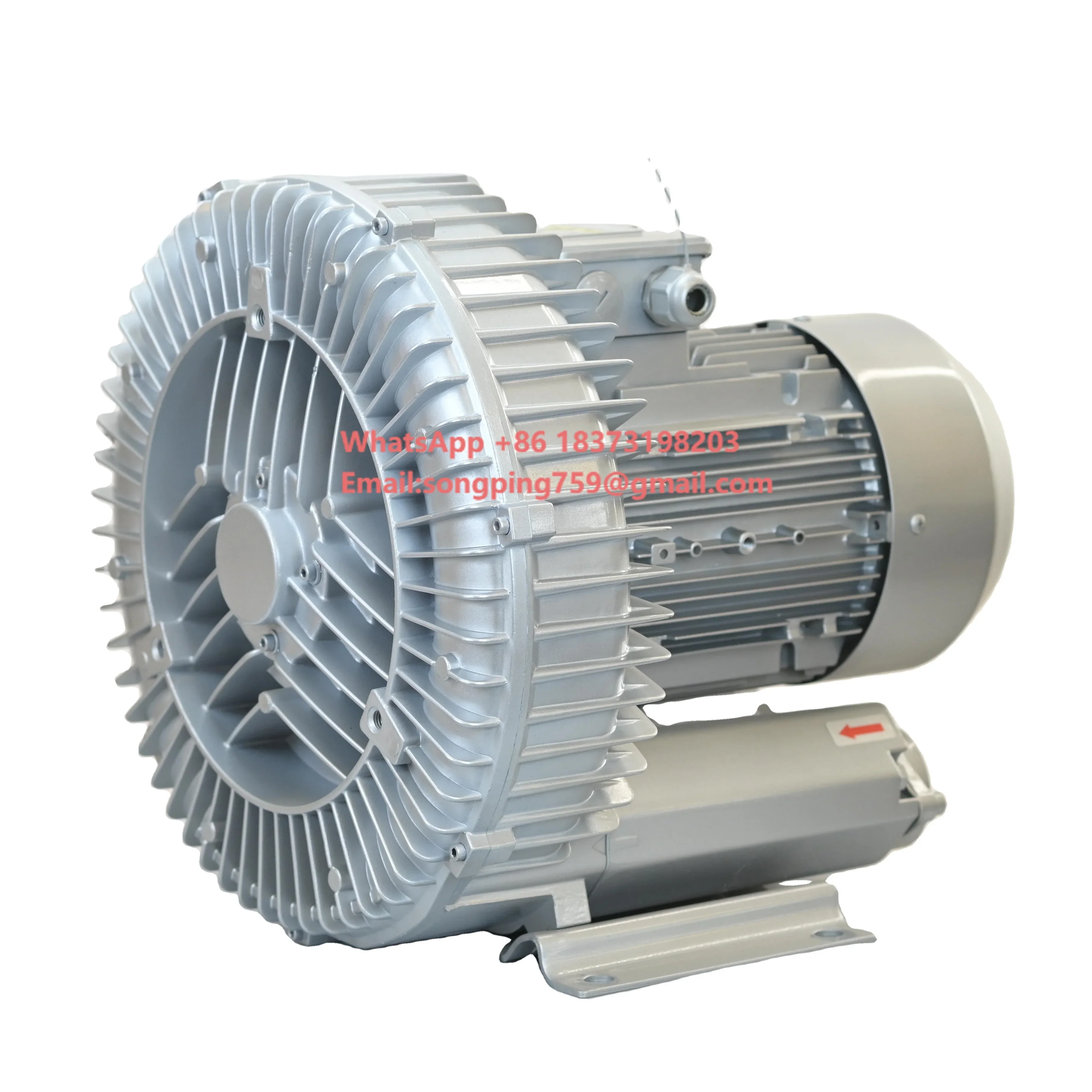 

3-Phase 4kw 2GH 710-H37 Electric Cnc Vacuum Pump Blower 220/380/440V Air Vacuum Pump Machine Blower Side Channel Ring Blowers