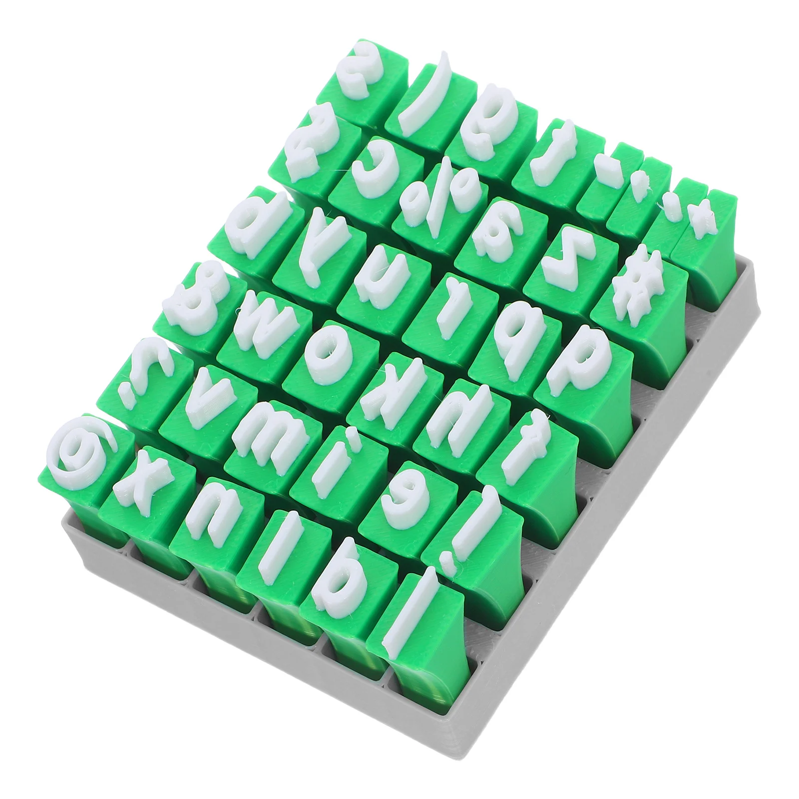 1 set 1 Set Children'S Pottery Stamps 26 Alphabet Symbols Reusable Clay Stamping Kit For Kids Craft Diy Learning Activities