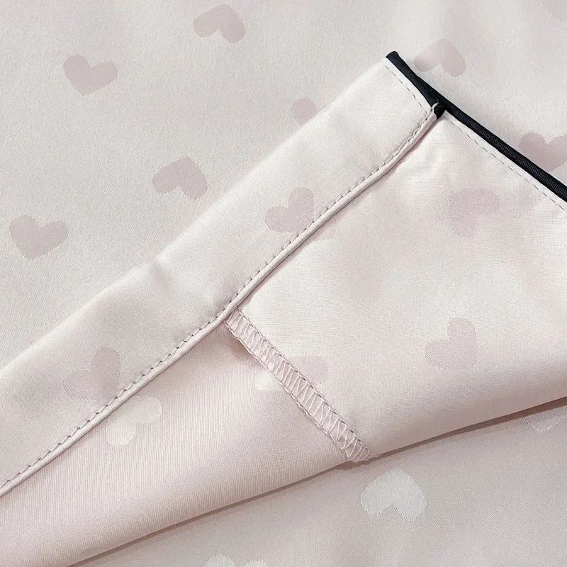 Long sleeved Pants Pajamas Women\'s Love Jacquard Comfortable and Breathable Home Clothing sleepwear  пижама  victoria 란제리