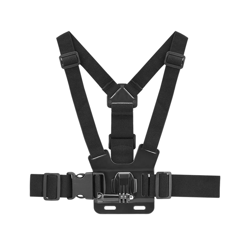 Chest Harness Mount Adjustable Chest Strap Belt With J Hook For Gopro Hero 12 11 10 9 Action Camera Accessories