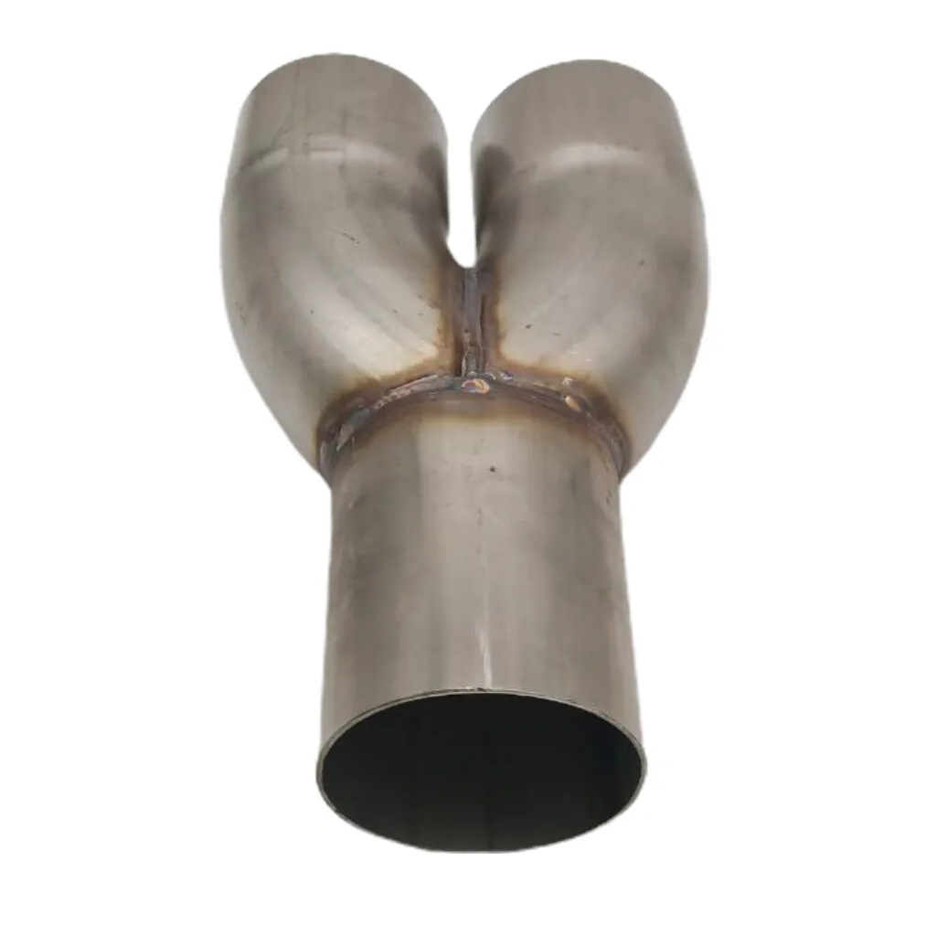 

2-1 Stainless Steel Exhaust Merge Collector Dual 3" ID Inlet to Single 3" OD Outlet Car Accessories