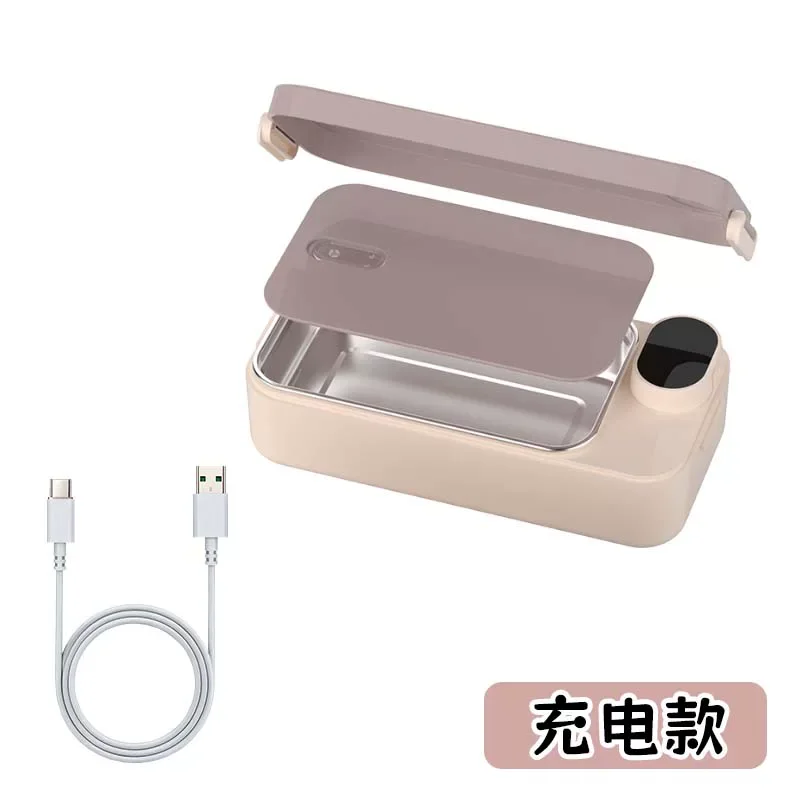 Electric Lunch Box, 304 Stainless Steel Insulated Lunch Box, Plug-in Heated Lunch Box