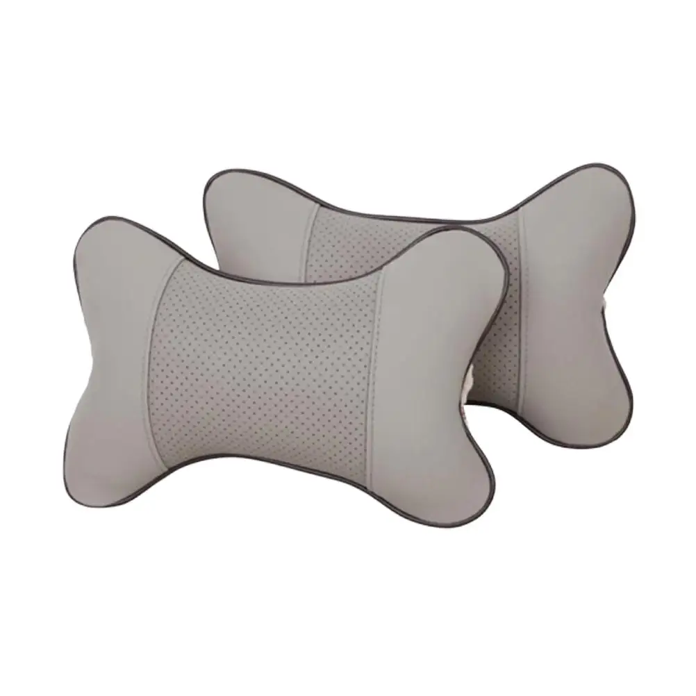 

2 Pcs Neck Pillow High Quality Foam Bolster Driving Car Seat Cushion Pads Protector Travel Adjustable Universal