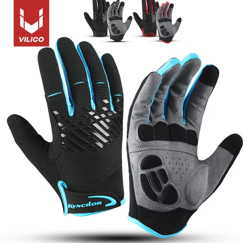 

Autumn Winter Outdoor Bike Cycling Gloves Full Finger Touchscreen Anti-slip Shock Wear Hiking Running Motorcycle Gloves Men