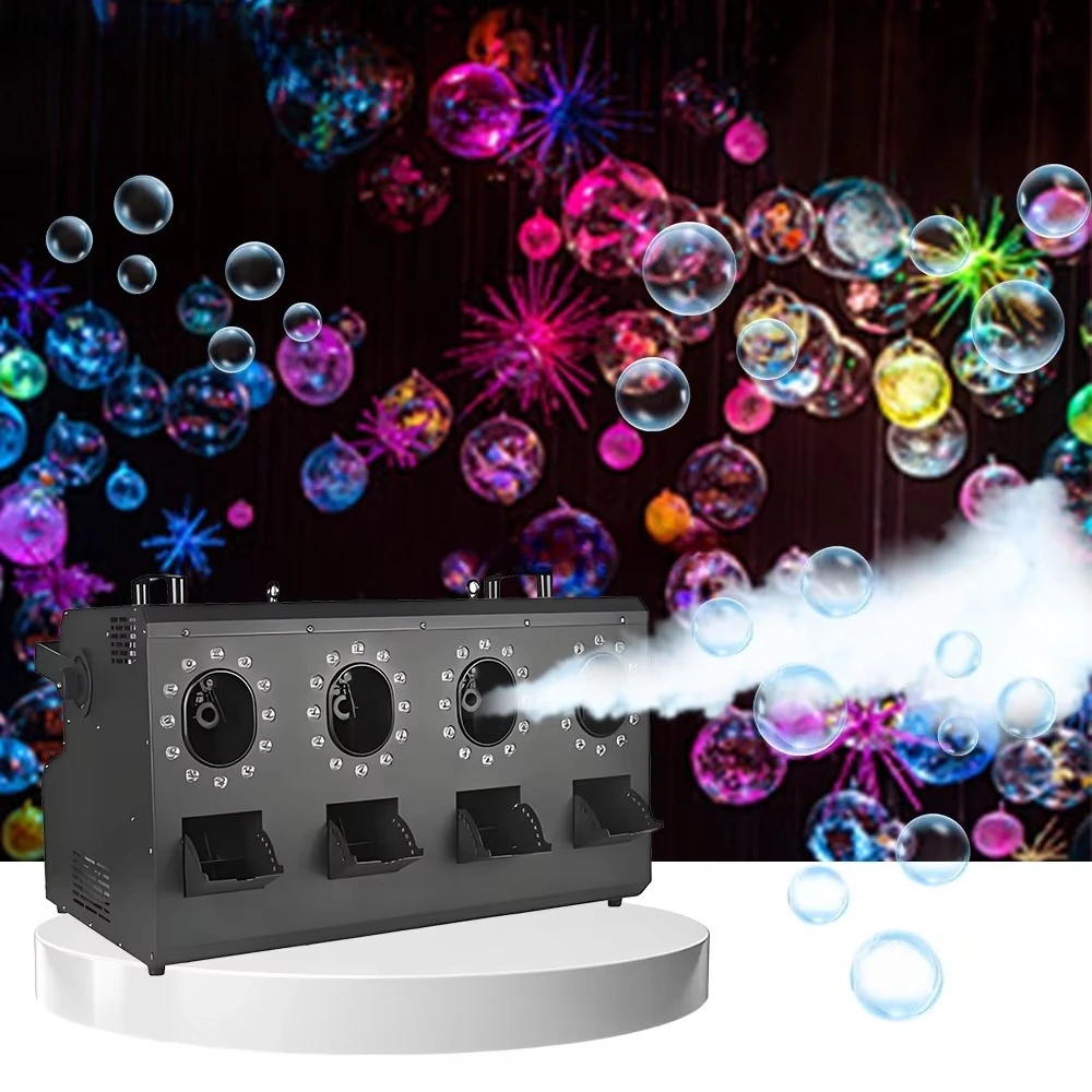 3000W Electric Iron LED DMX512 8CH Controlled Party Fogger Music Festival Concert Bubble Smoke Fog Machine