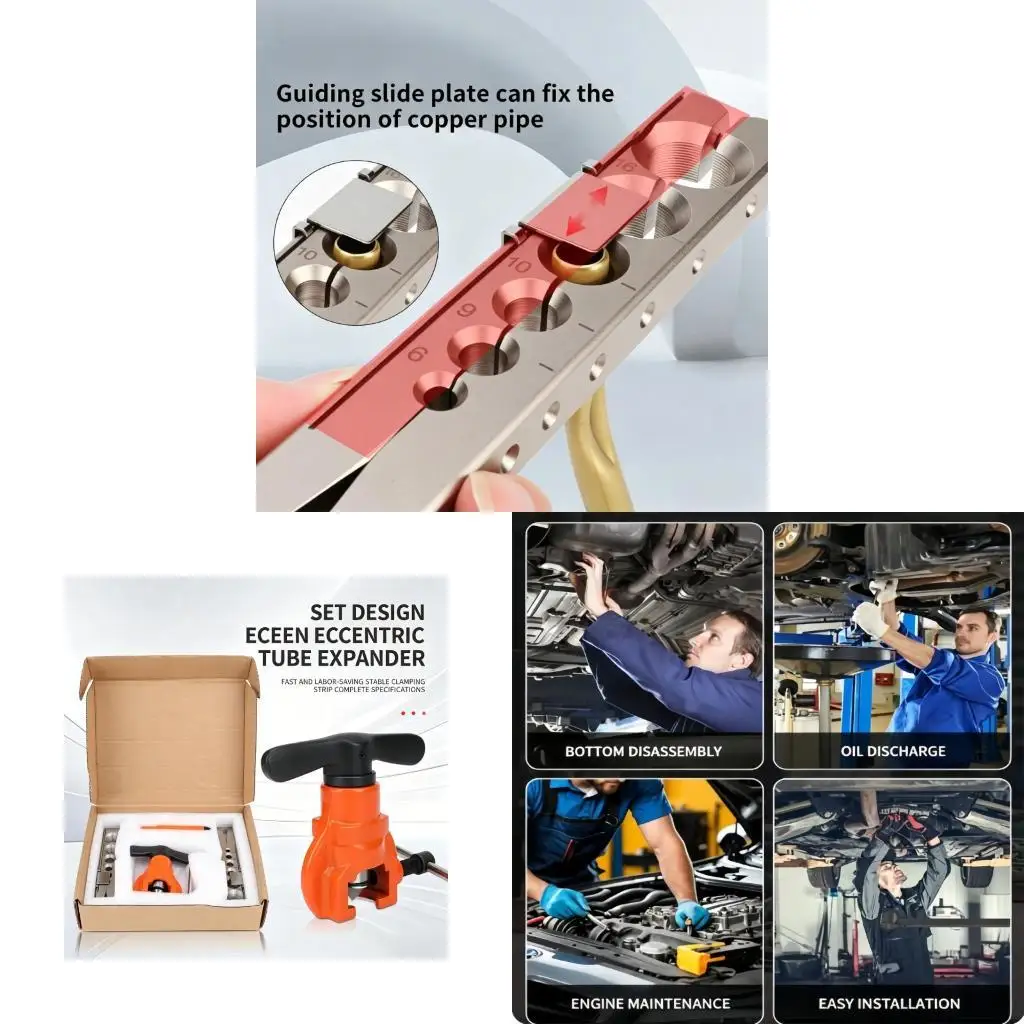 

Flaring Tool Air Conditioning Part Special Tool For Automobile Maintenance Air Conditioner Copper Tube Expander Tool D2RD