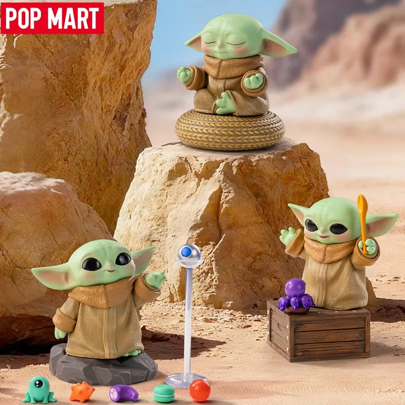 POP MART Star Wars Grogu Tiny But Mighty Serie Mystery Box Original Blind Box Überraschungsspielzeug Taschenanhänger Figuren Wohndekoration