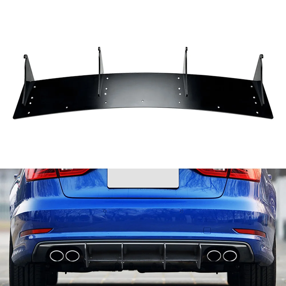 

Rear Bumper Diffuser Rear Splitters Spoiler Lip For Audi S3 8V Sedan Pre-facelift 2013 2014 2015