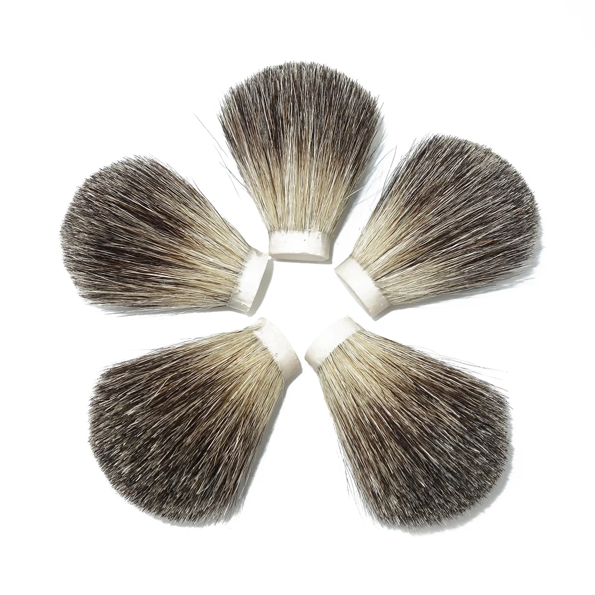 20mm Natural Pure Soft Badger Hair Bulb Style Knot for Shaving Brush Handle