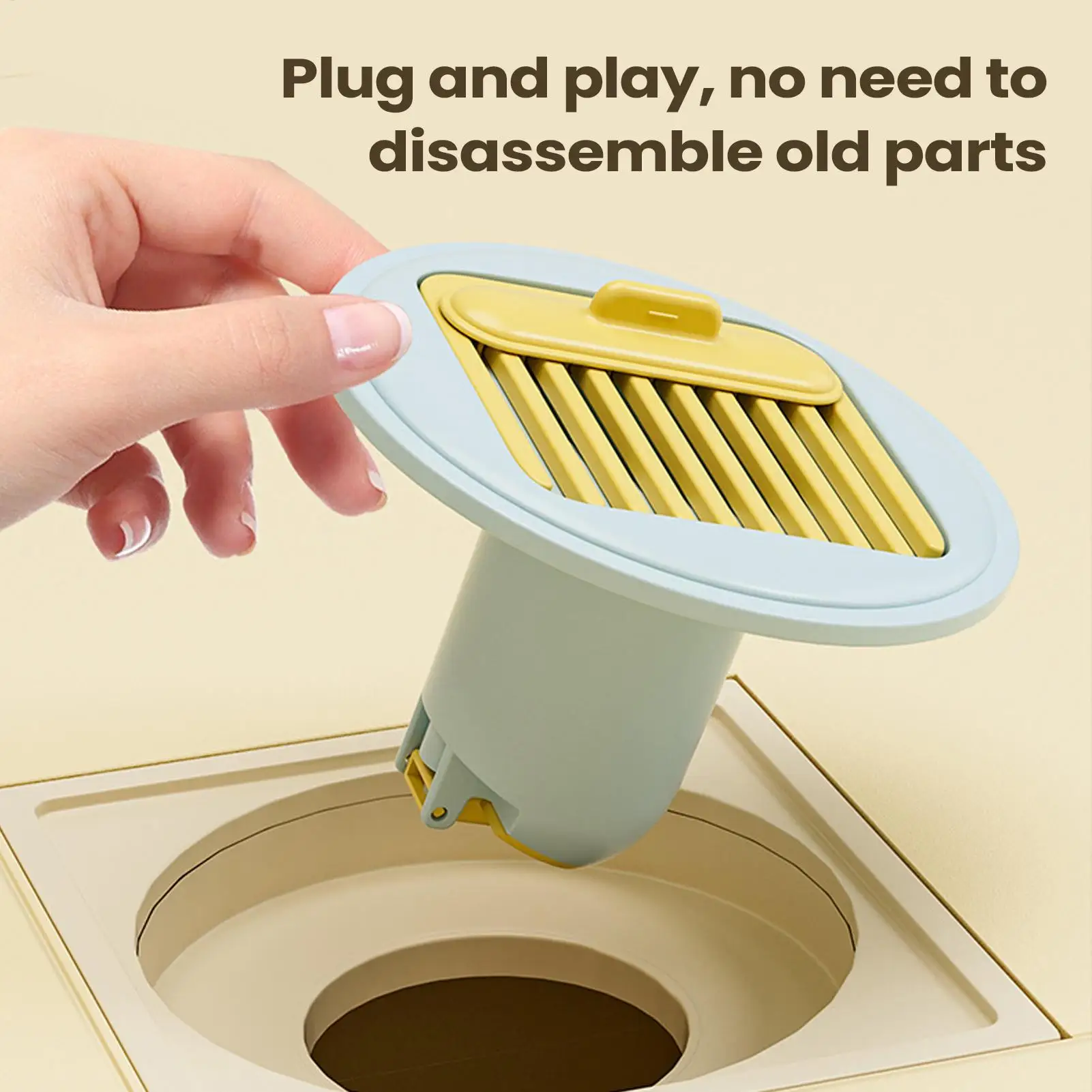 

Shower Drainer Deodorant Floor Drain Core Silicone Shower Drain Stopper Anti-odor Trap Kitchen Bathroom Toilet Sewer Floor Drain