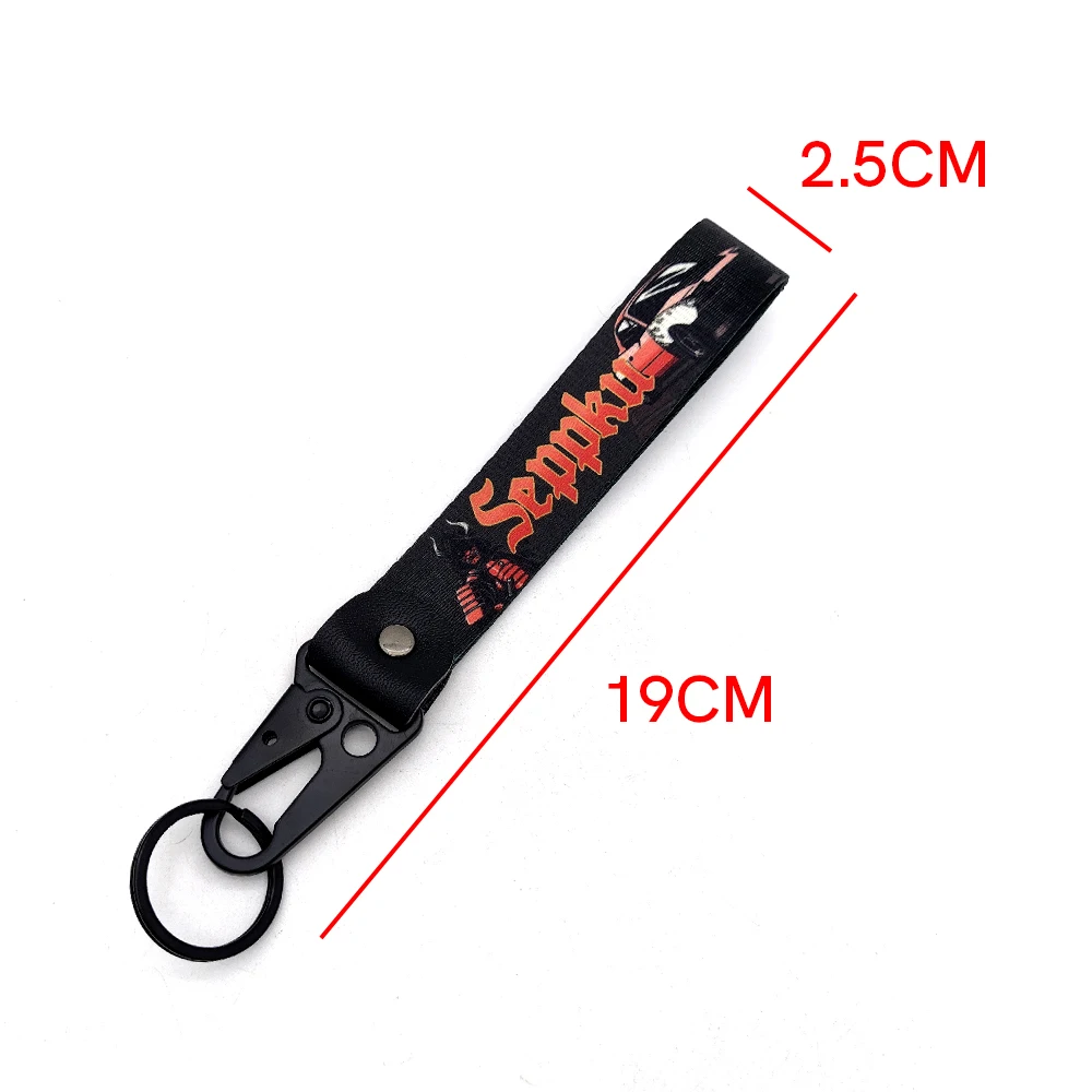 Newest JDM Racing Tag Keychain Pendant Car Motorcycle Clip Key Rings Wrist Durable Key Chain Keyring Holder Auto Accessories