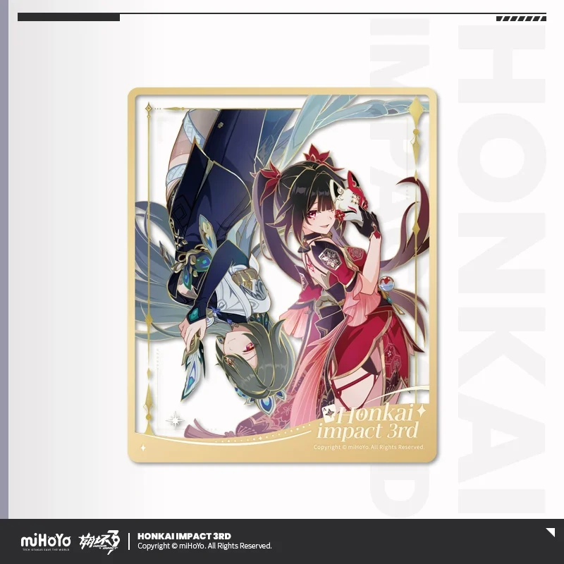 Presale Sunsyea Honkai Impact 3rd Official Merch miHoYo Original Authentic GXQY Theme Series Sparkle PET Card Colored Paper