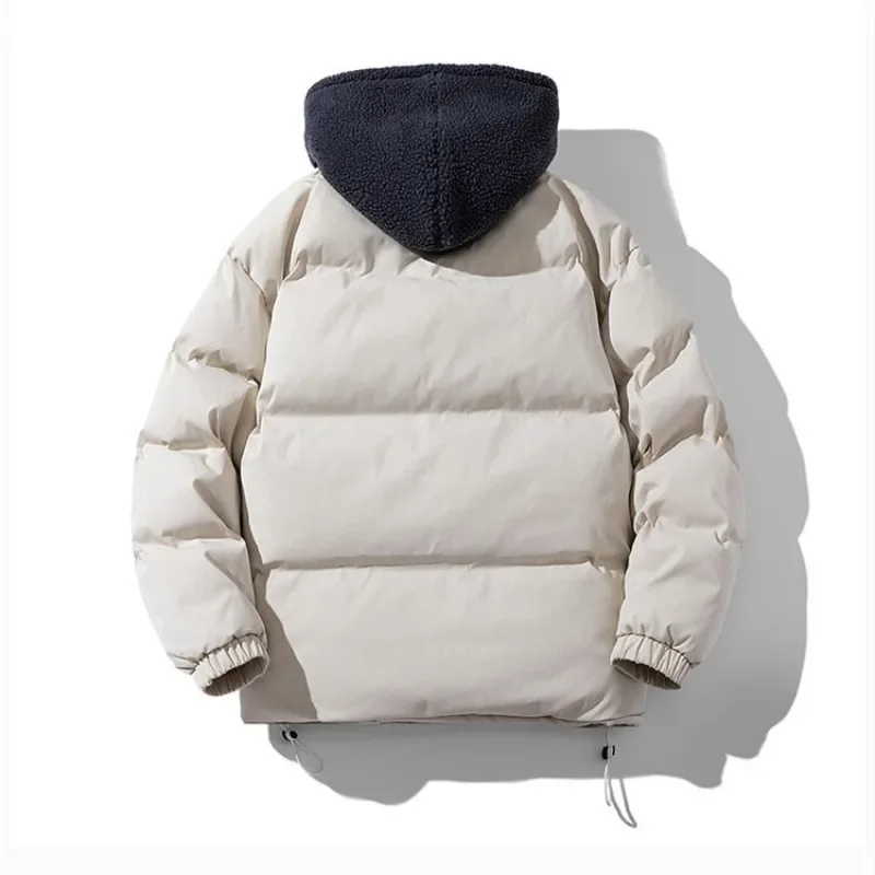 Manteau en coton à capuche deux pièces pour hommes, robe pour jeunes, vêtements de vacances d\'hiver, nouveau, 2023