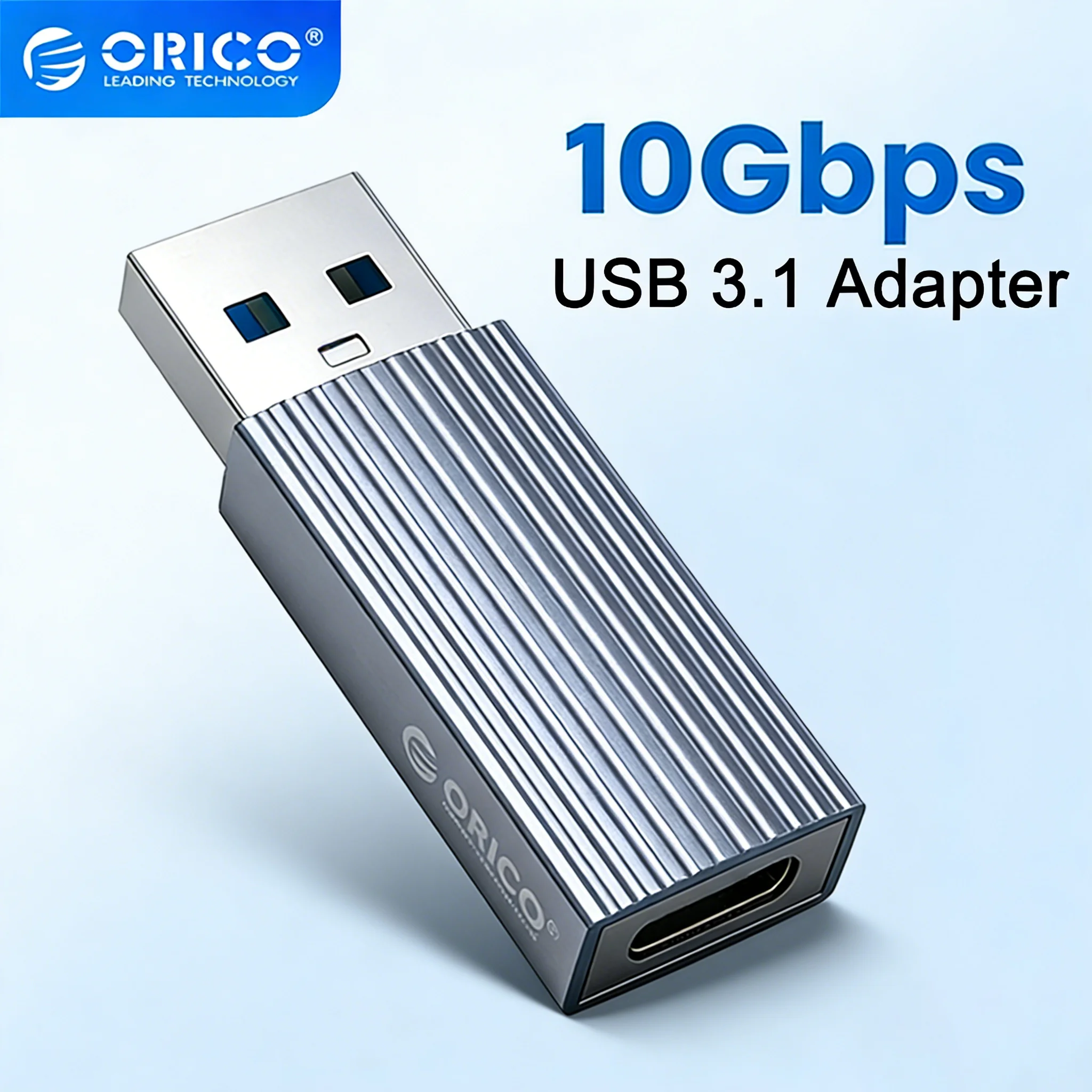 

ORICO USB 3.1 OTG Адаптер USB A к Type-C Кабель для быстрой зарядки данных Конвертер 10 Гбит/с Головка передачи для ноутбука Macbook