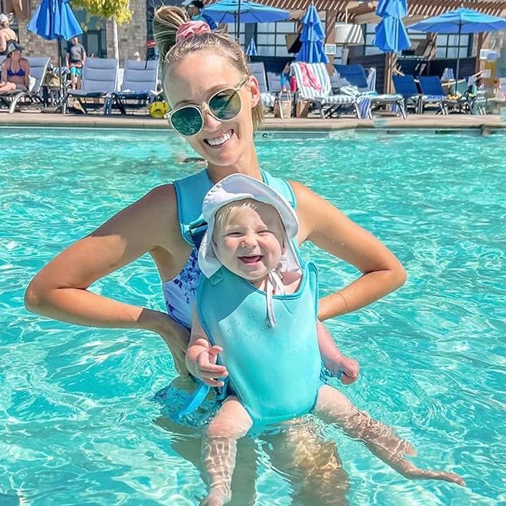 

Innovative Carrier Adjustable Toddler Harness Use Both in Water & Land Infant Baby Hip Seat Carrier for Pool & Beach