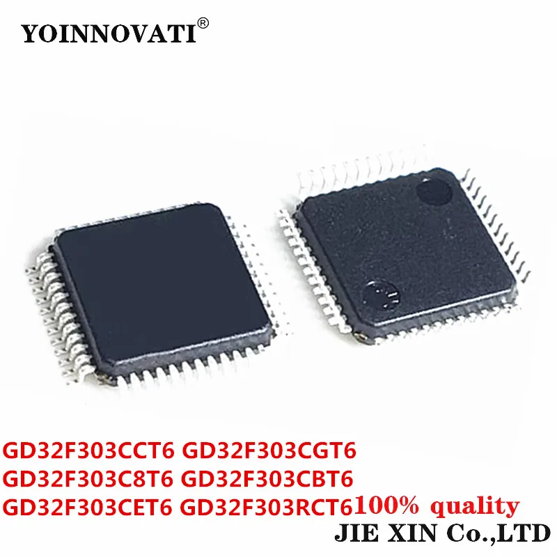 5Pcs GD32F303CCT6 GD32F303CGT6 GD32F303C8T6 GD32F303CBT6 GD32F303CET6 GD32F303RCT6 GD32F303 LQFP48