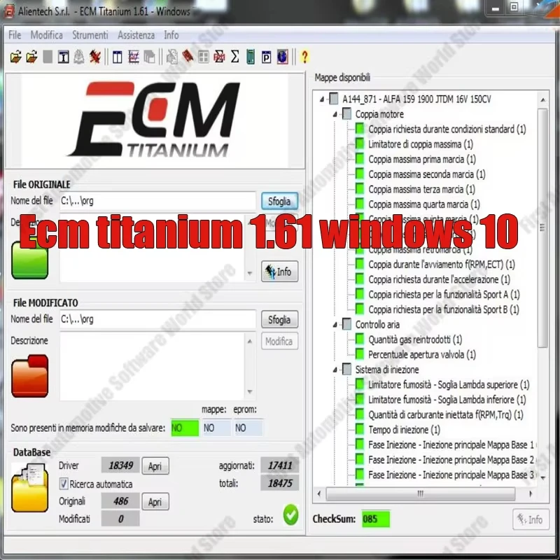 ¡OFERTA 2024! ECM TITANIUM 1,61 con controlador 26000 +, controladores ECM 18259 + para herramienta ecu, enviar enlace, CD o USB