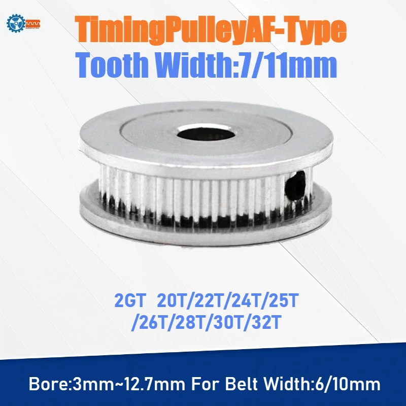 

2GT GT2 Timing Pulley 20-32T Bore 3-12.7mm Width 6/10mm 20T 22T 24T 25T 26T 28T 30T 32TSynchronous Wheel For 3D Printer Parts